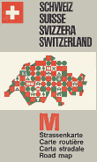 1967 Migros map of Switzerland
