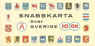 1962 OK/IC map of Sweden
