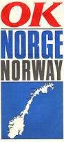 early 1970s OK map of Norway