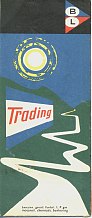 ca1960 Trading map of Belgium