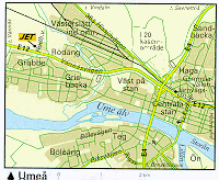 Umea from the 1999 map