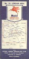 mid 50s Mobil map of London