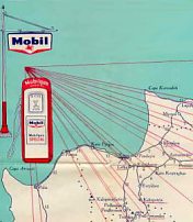 Map extract from Mobil Cyprus