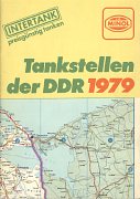 1979 Minol map of East Germany