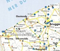 2014 Octa+ map of Belgium - detail