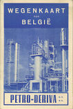 Front cover of ca1960 Petro Deriva map of Belgium