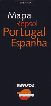 2005 Repsol map of Portugal and Spain