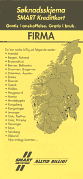 ca1997 Smart Drivstoff leaflet showing its Norwegian locations