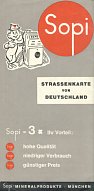 1960s Sopi map of Germany