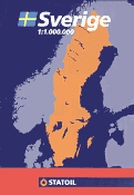 2001 Statoil map of Sweden