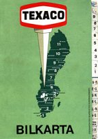 1975 Texaco atlas of Sweden