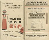 1937 Watsons ROP ZIP map of Britain