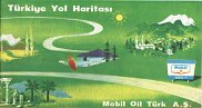 1963 Mobil map of Turkey