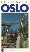 Cover of 1987 Oslo Tourist Board map