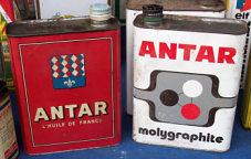 Two Antar cans on sale at Beaulieu Autojumble 2011