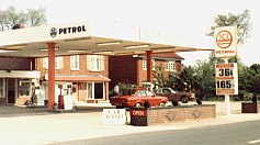 ICI branded station in Swaffham, Norfolk in 1982