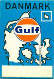 1969 Gulf map of Denmark