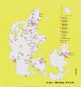 cartina stradale di località Metax della Danimarca