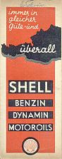 1937 Shell map of Austria