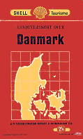 1938 Shell map of Denmark