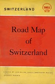 1948 Shell map of Switzerland