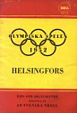 1952 Svenska Shell booklet for Helsinki Olympics