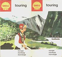 1963 Shell Map of Norway