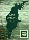 1963 Shell map of Gotland