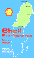 1979 Shell map of Sweden North