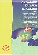1999 Shell map of Denmark