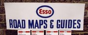 Late 1960s Esso vinyl sticker advertising road maps