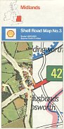 Cover of 1974 Shell map 3 (Midlands)