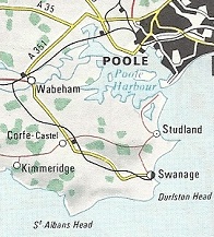Purbeck from 1967 Elf map of NW France