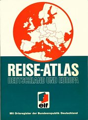 ca1970 Elf Atlas of Germany and Europe