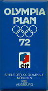 Elf branded map wallet for 1972 Munich Olympics
