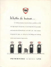 Frontispiece from 1958 Fina motoring atlas of Great Britain