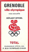 1968 Official TOTAL Olympic Map