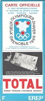 1968 Official TOTAL Olympic vicinity Map